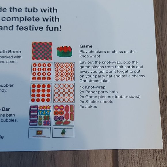 Lush Christmas Party Box Gameboard Knot Wrap - Picture 5 of 5